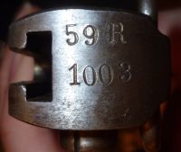 Bajonett M 1895 UO Nachlass Fw Gold Stempel IR 59